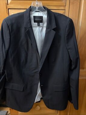 Banana Republic Women's Black Notch Lapel Blazer